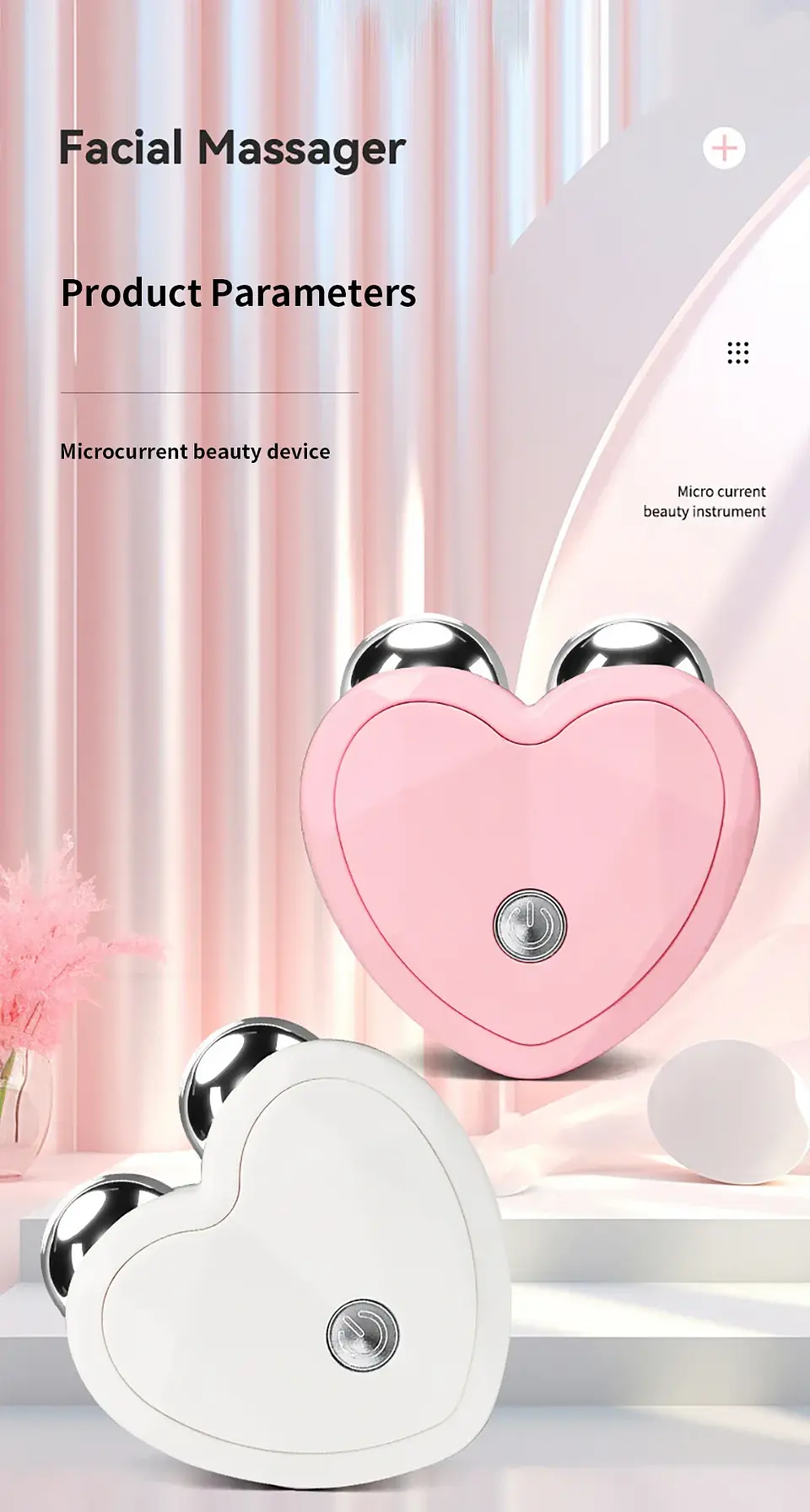 Mini Dispositif de Beauté Portable – Microcourant 15
