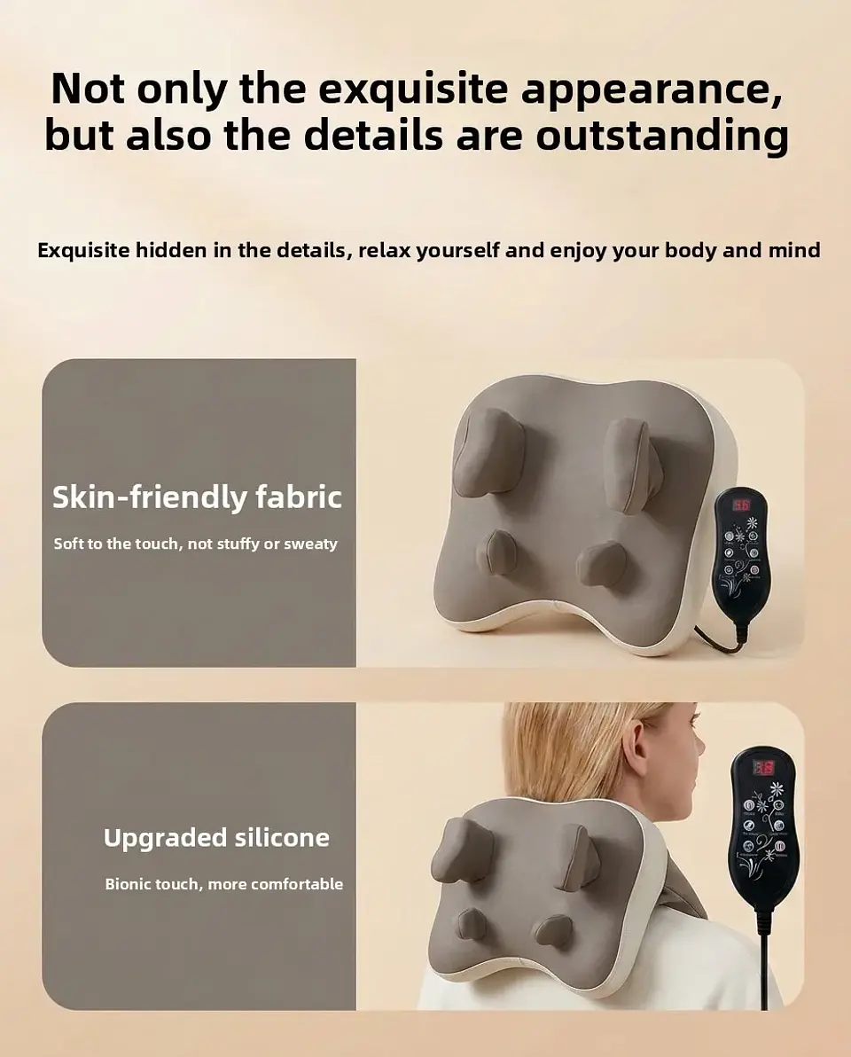Coussin de Massage Électrique Chauffant – Sans Fil 21