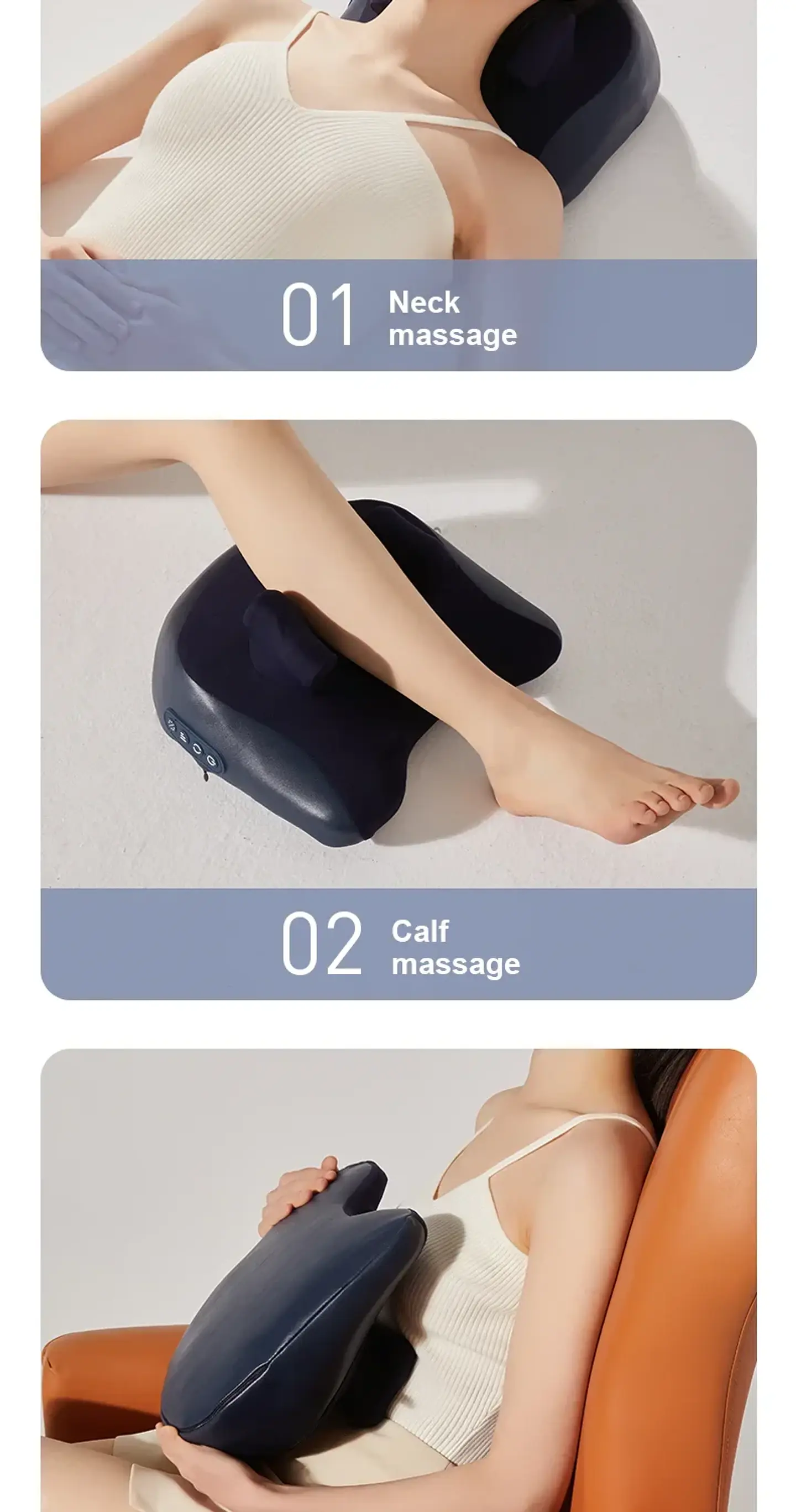 Coussin de Massage Électrique Chauffant – Sans Fil 27