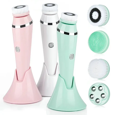 Brosse Nettoyante Faciale Électrique 4 en 1