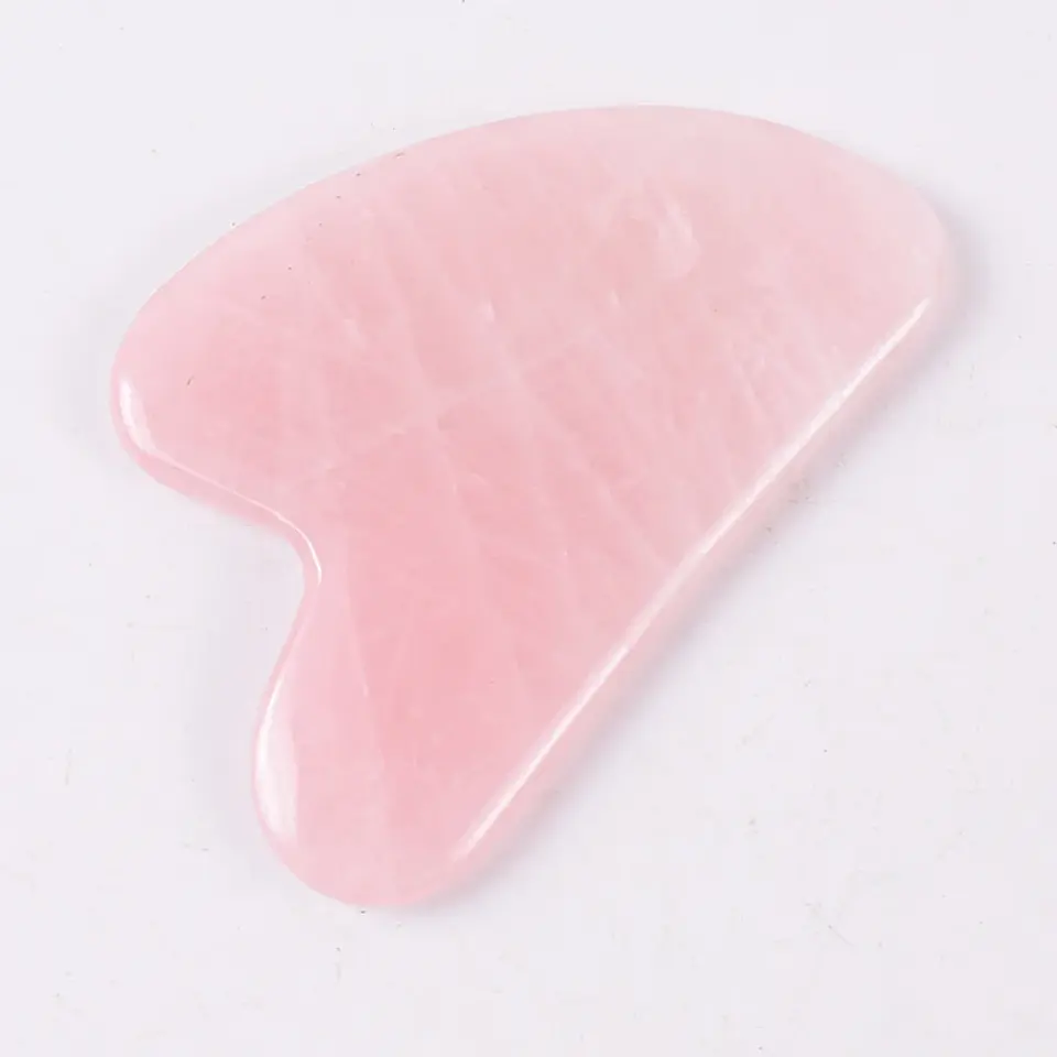 Rouleau Gua Sha Quartz Rose – Soin Visage Naturel 7