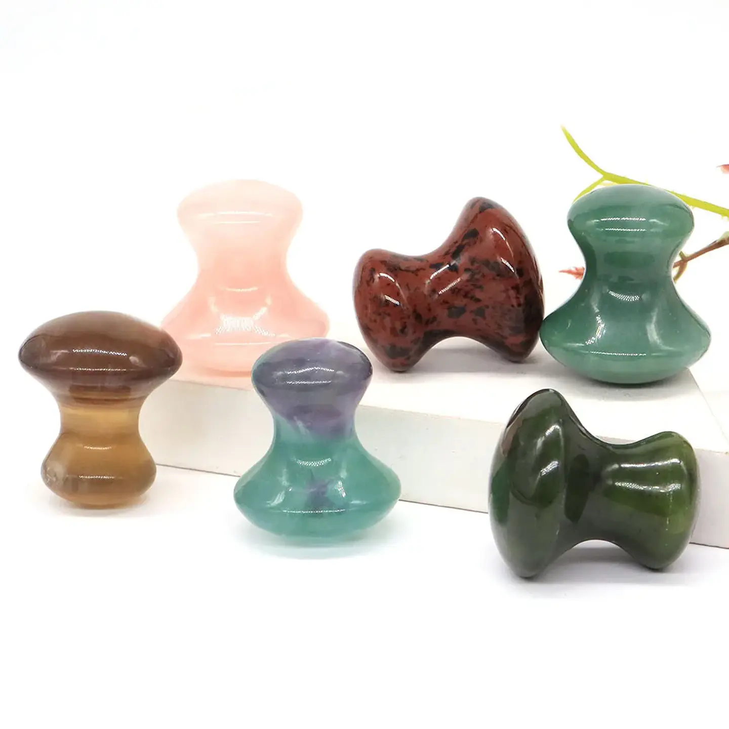 Pierre Gua Sha en Cristal Naturel – Visage & Corps 3