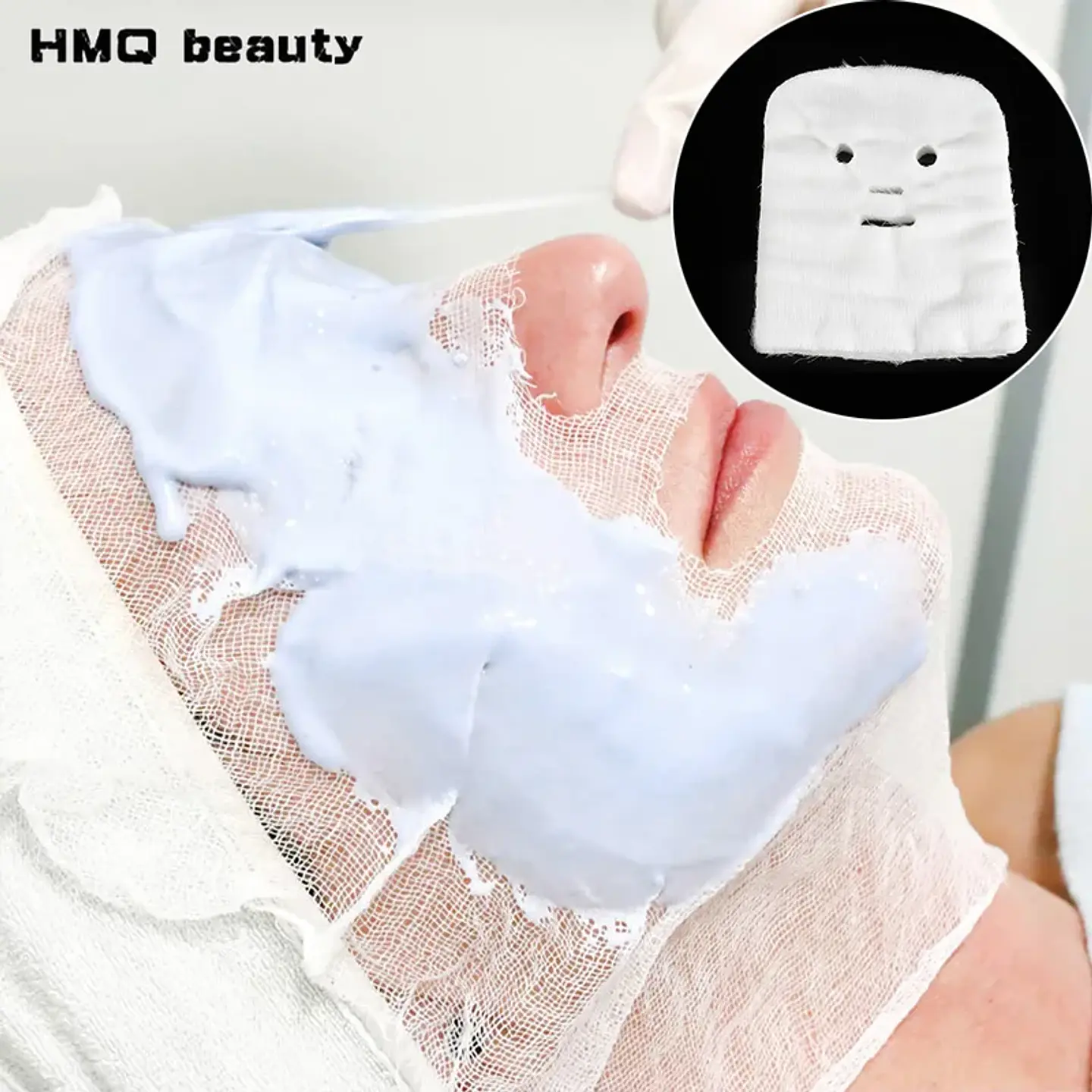 Masque Facial en Gaze de Coton Pur – Jetable 1