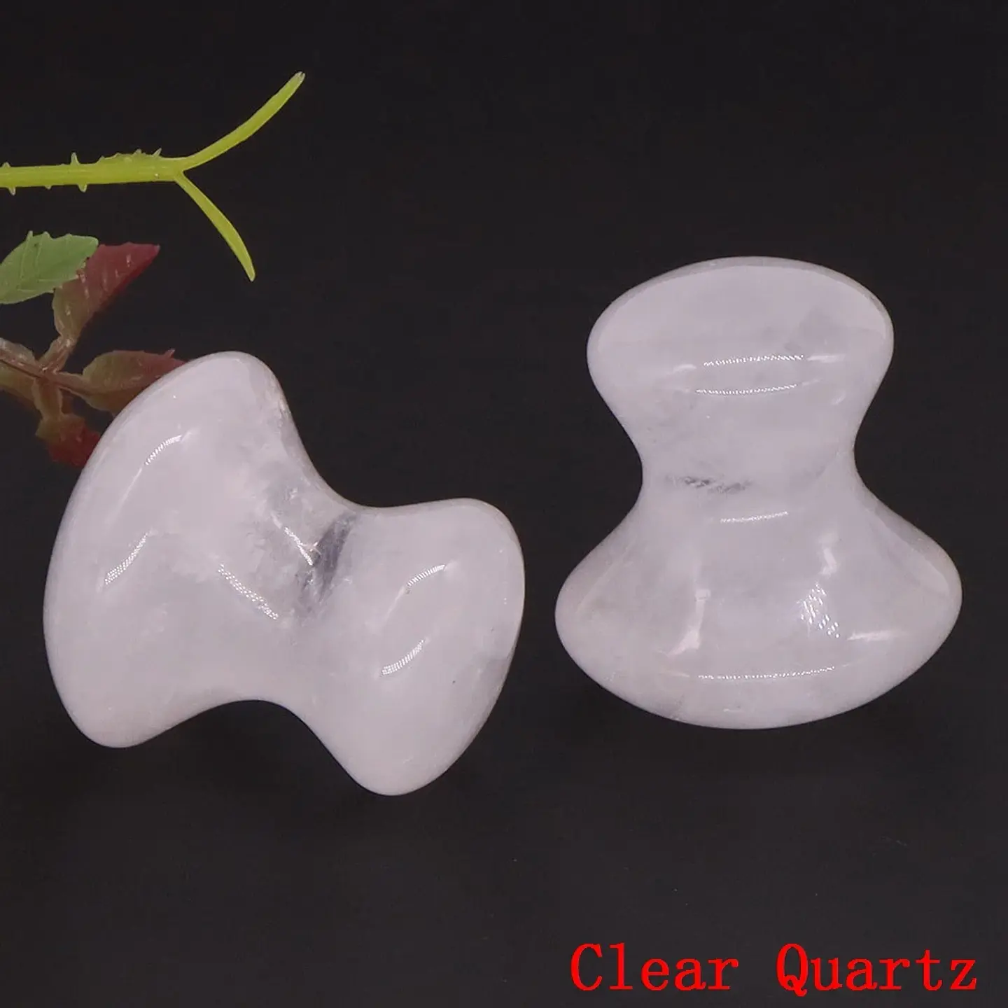 Pierre Gua Sha en Cristal Naturel – Visage & Corps 7