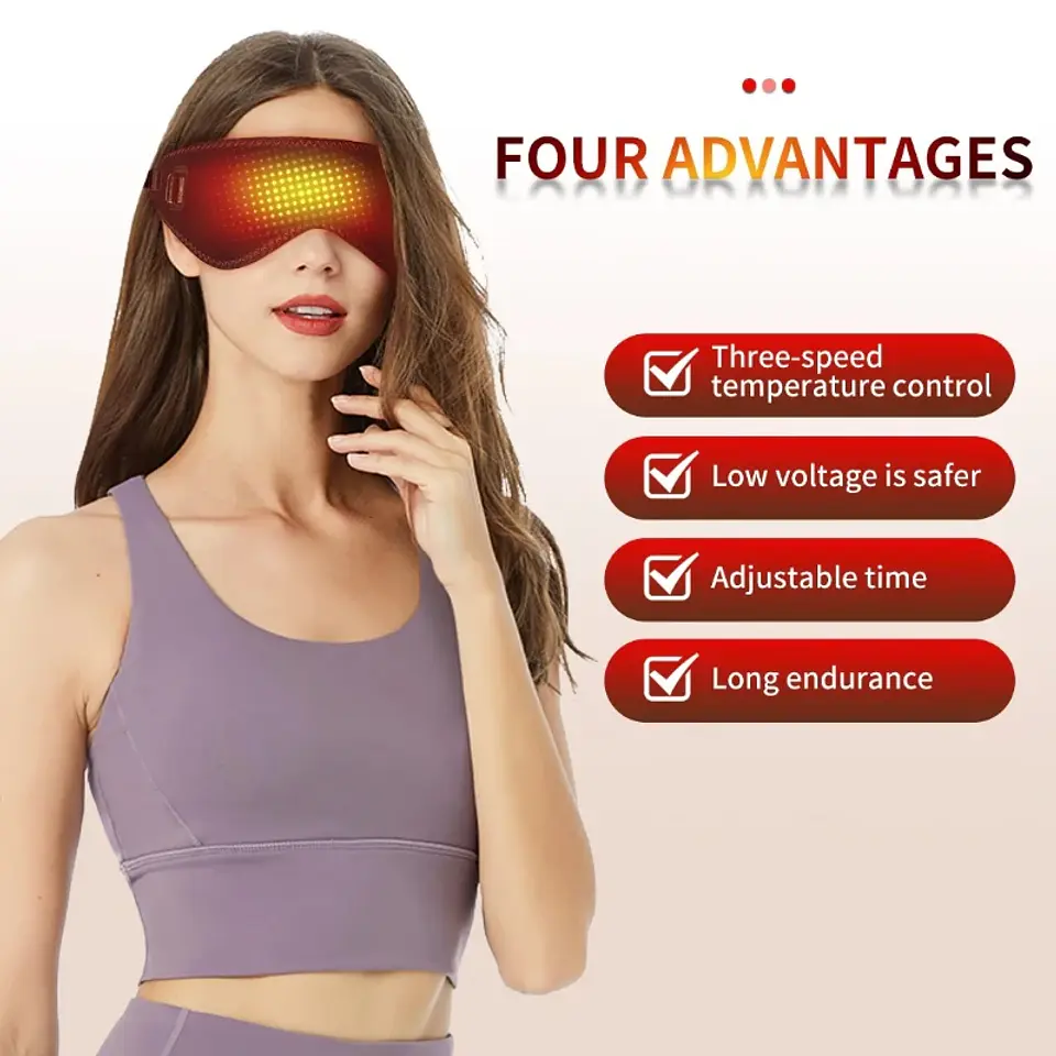 Masque Chauffant pour les Yeux – 3 Niveaux 14