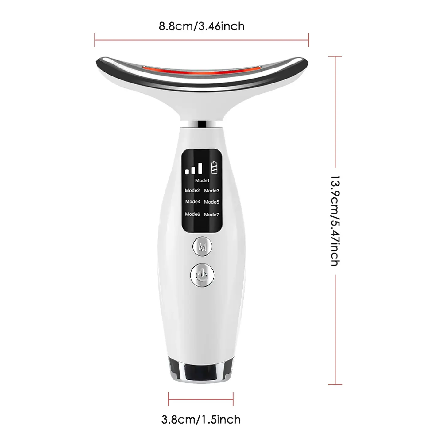 Appareil de Beauté Cou & Visage – Vibration 7 Modes 9