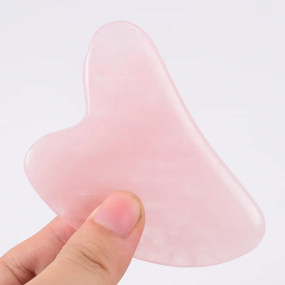 Rouleau Gua Sha Quartz Rose – Soin Visage Naturel 23