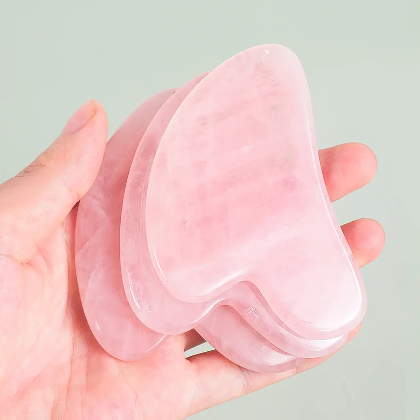 Set Masseur Facial – Rouleau & Gua Sha Pierre Naturelle 22