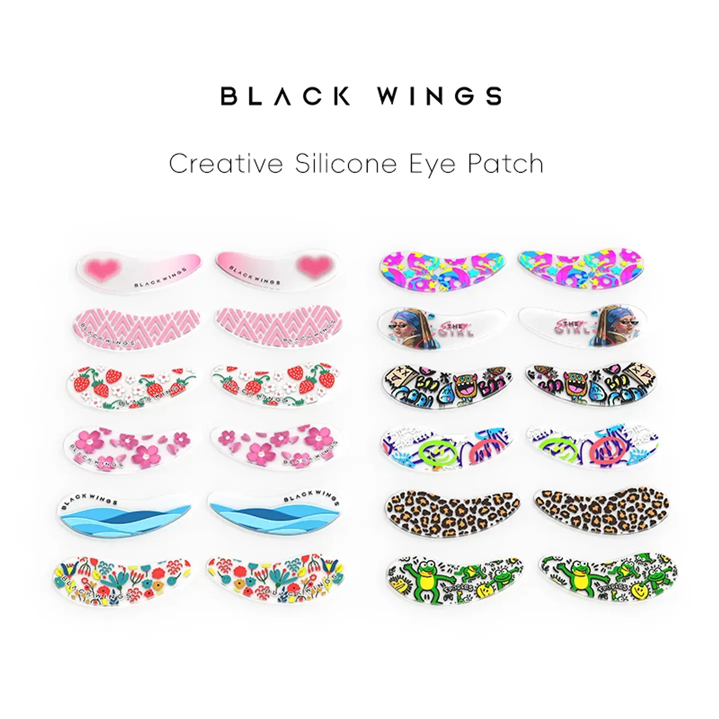 Patchs Yeux Silicone Réutilisables – Anti-Cernes 1