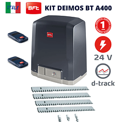 KIT MOTOREDUCTOR ELECTROMECÁNICO MARCA BFT MODELO DEIMOS BT A400