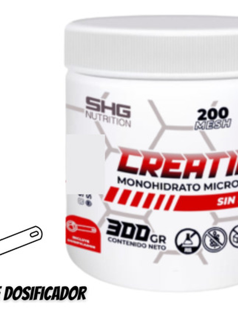 Creatina Monohidrato Micronizada 100% Pura 300gr 2