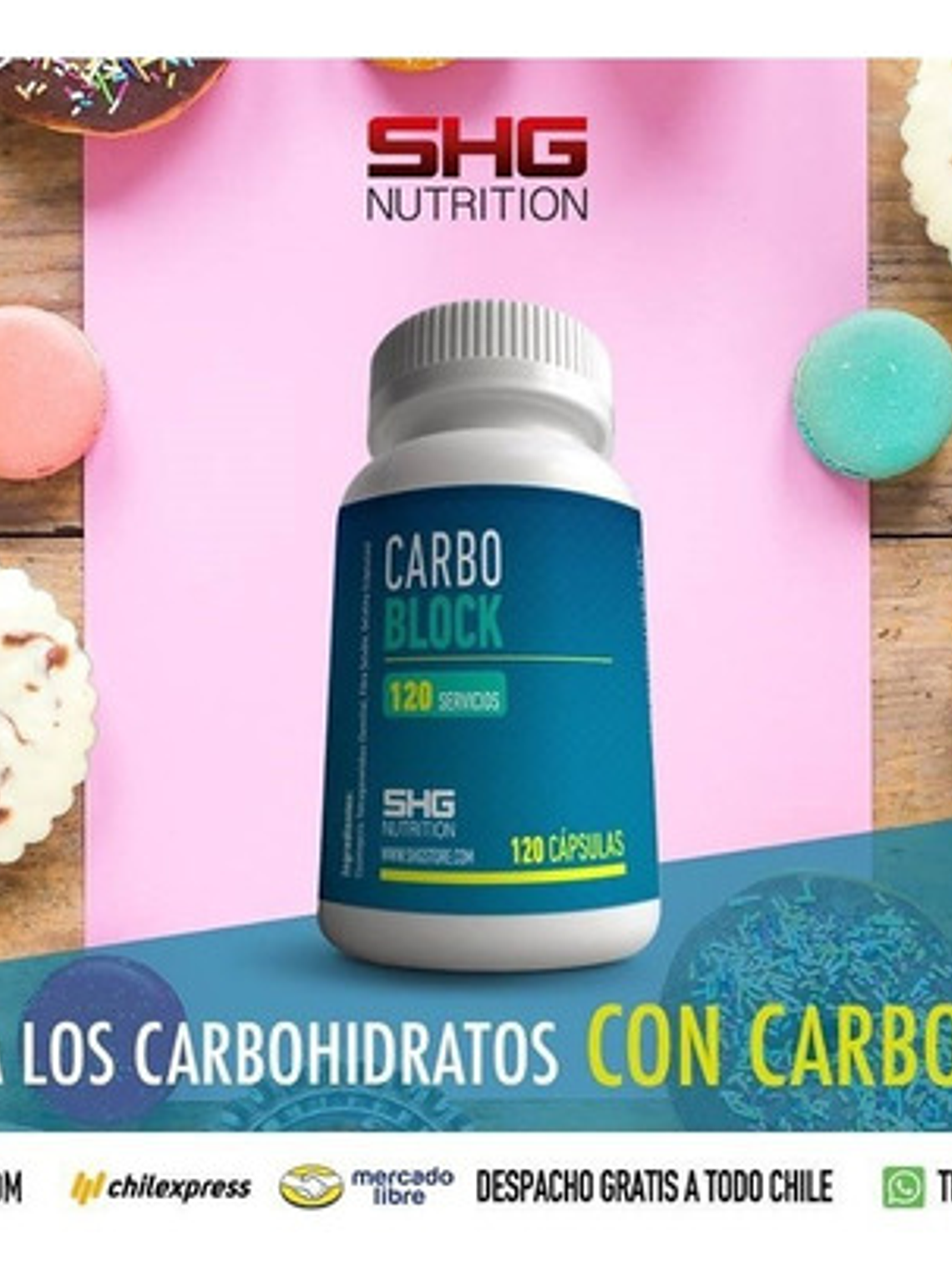 Bloqueador De Carbohidratos Shg Carbo Block  3