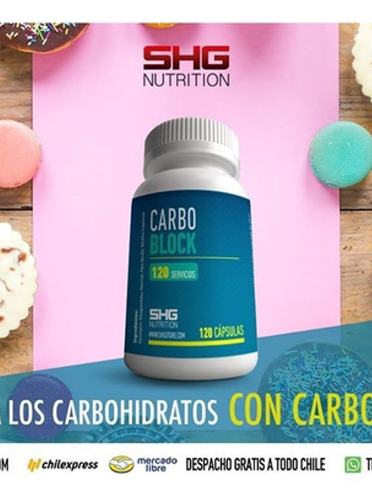 Bloqueador De Carbohidratos Shg Carbo Block  3