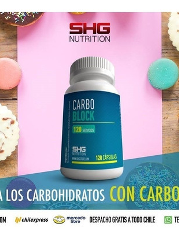Bloqueador De Carbohidratos Shg Carbo Block  3