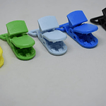 10 Sujetadores Plásticos (porta Chupetes) Colores Surtidos