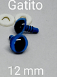 20 Ojos De Seguridad 12mm Gato (verde, Azul , Amarillo)  - Miniatura 3