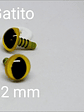 20 Ojos De Seguridad 12mm Gato (verde, Azul , Amarillo)  - Miniatura 5