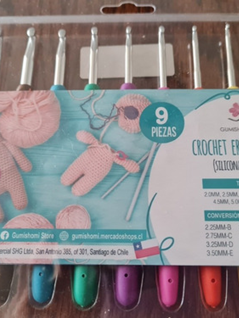 Set De Crochet Ergonómico De Silicona  5