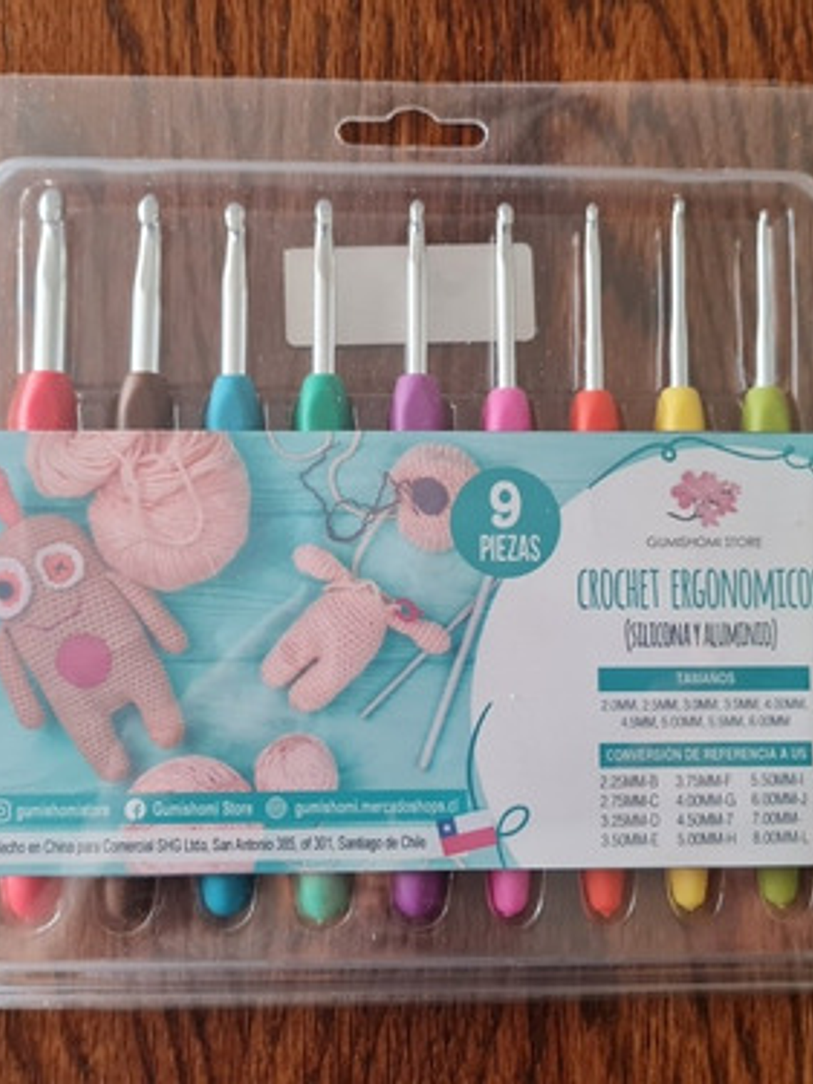 Set De Crochet Ergonómico De Silicona  7