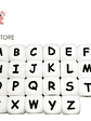 25 Letras De Silicona Para Portachupetes A-z  - thumbnail 1