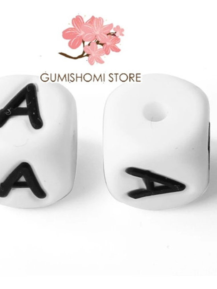 25 Letras De Silicona Para Portachupetes A-z  5