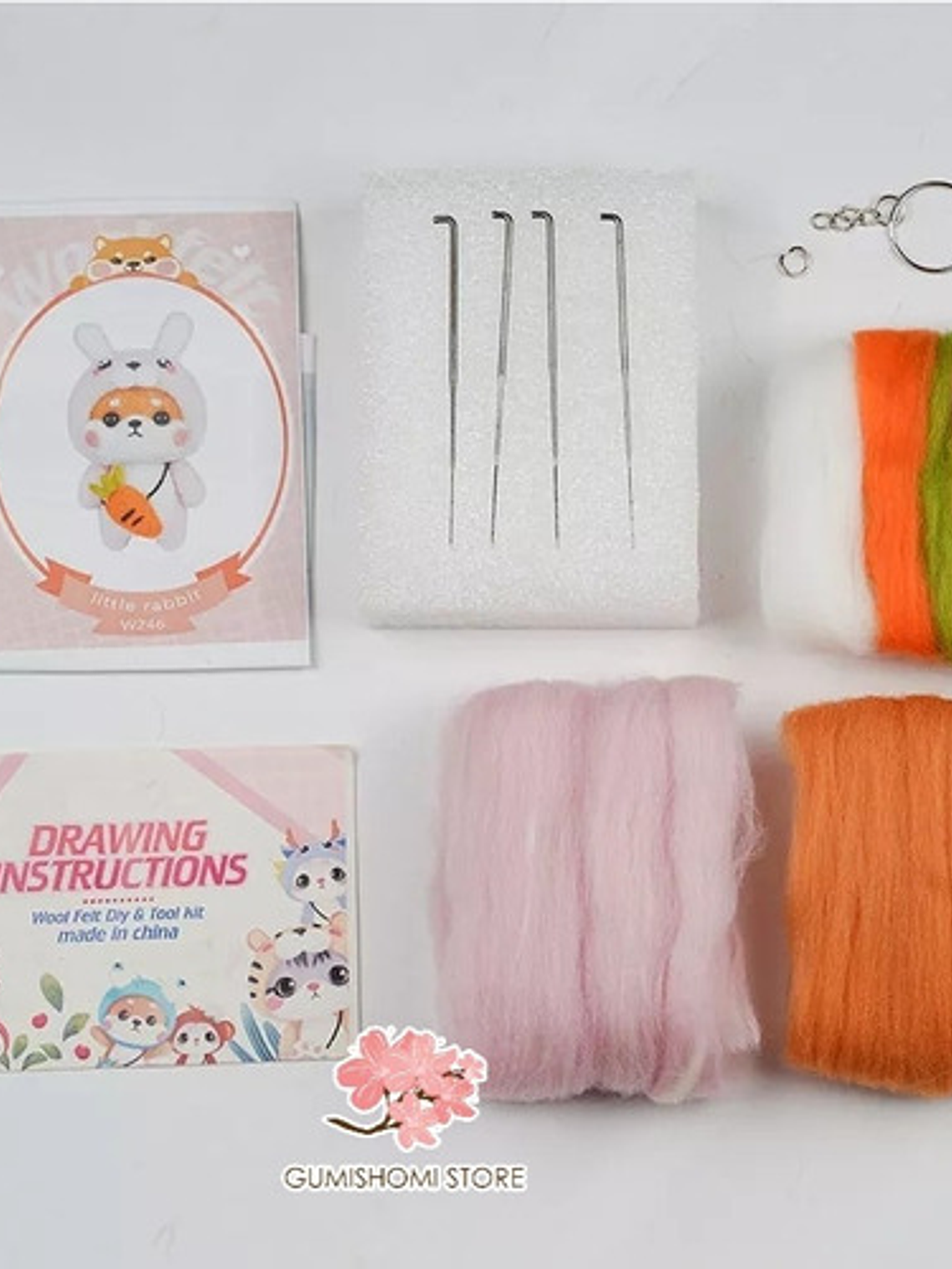 Kit Para Realizar Muñeco Kawaii En Fieltro.  2