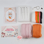 Kit Para Realizar Muñeco Kawaii En Fieltro. 