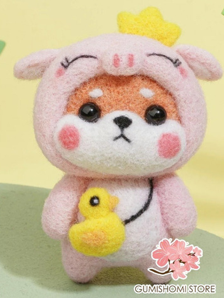 Kit Para Realizar Muñeco Kawaii En Fieltro.  13