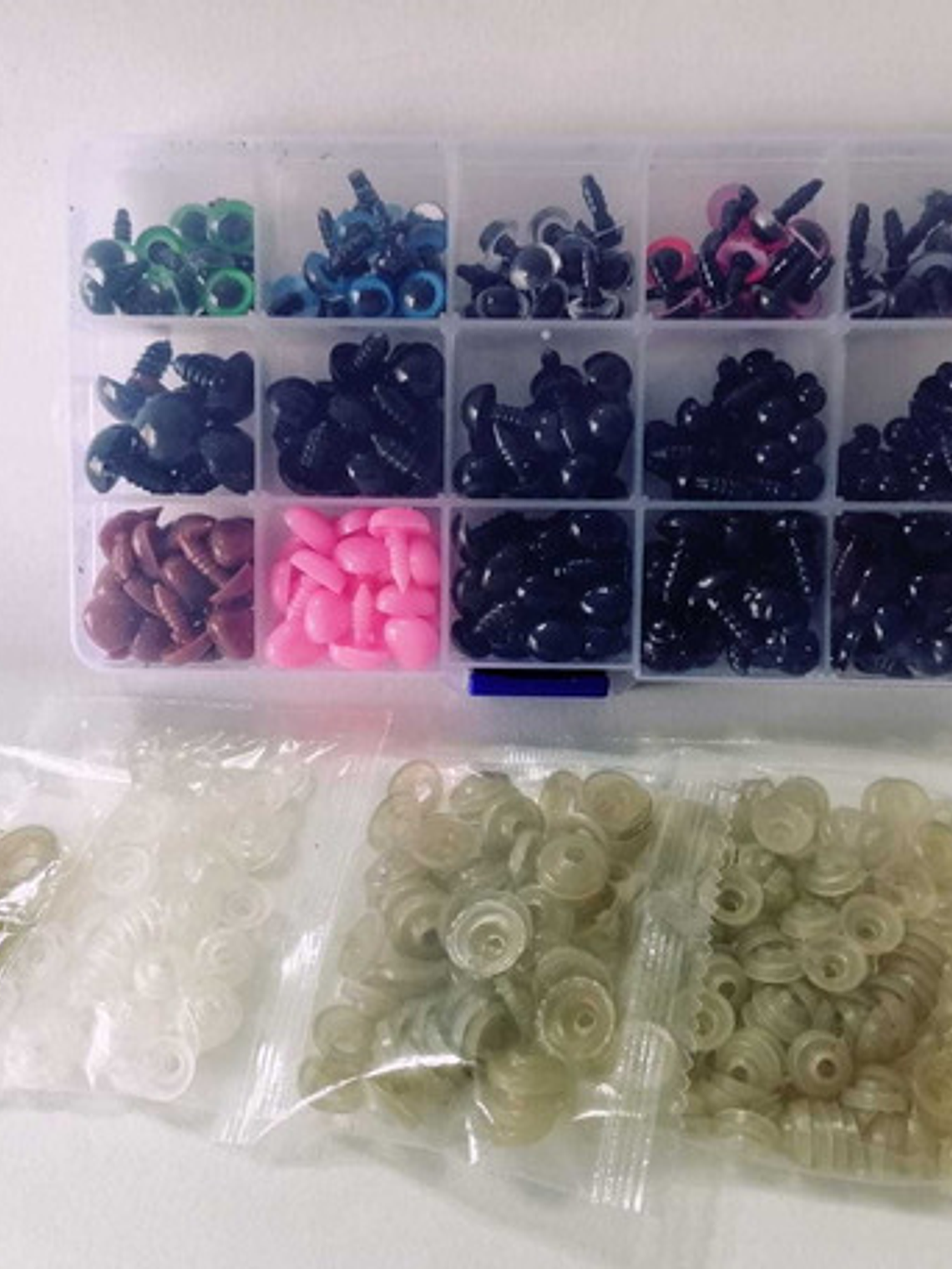 Caja Mix Ojitos Y Narices Amigurumi Y Peluches 576 Piezas 2