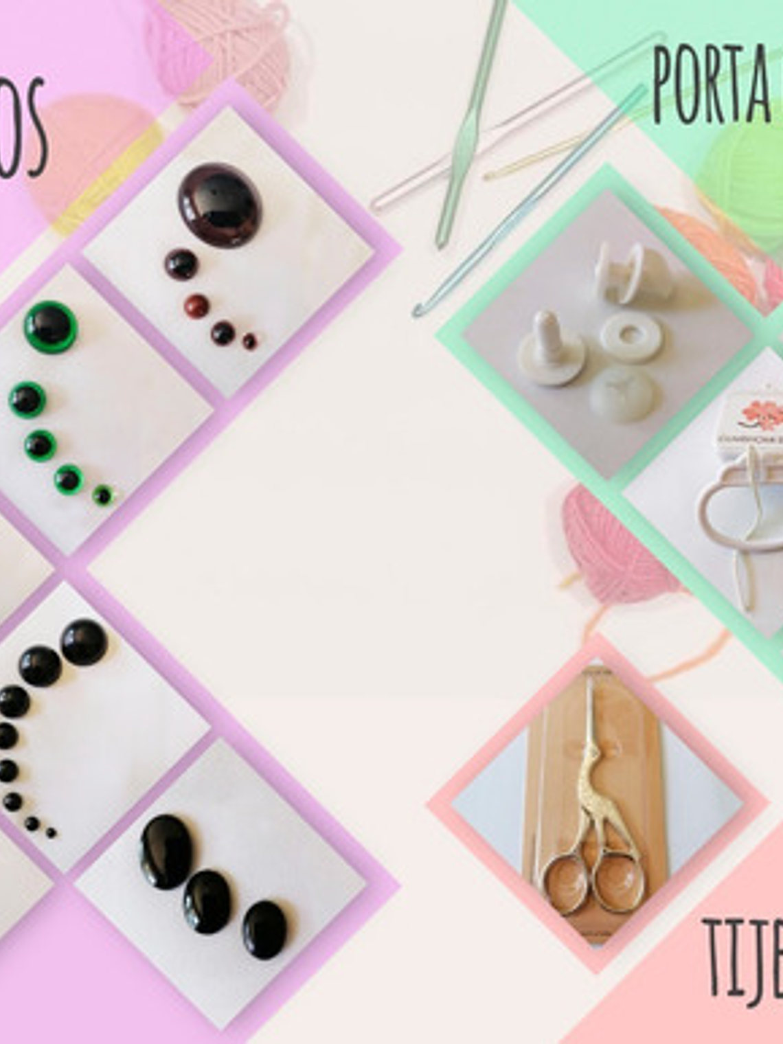 Caja Mix Ojitos Y Narices Amigurumi Y Peluches 576 Piezas 6