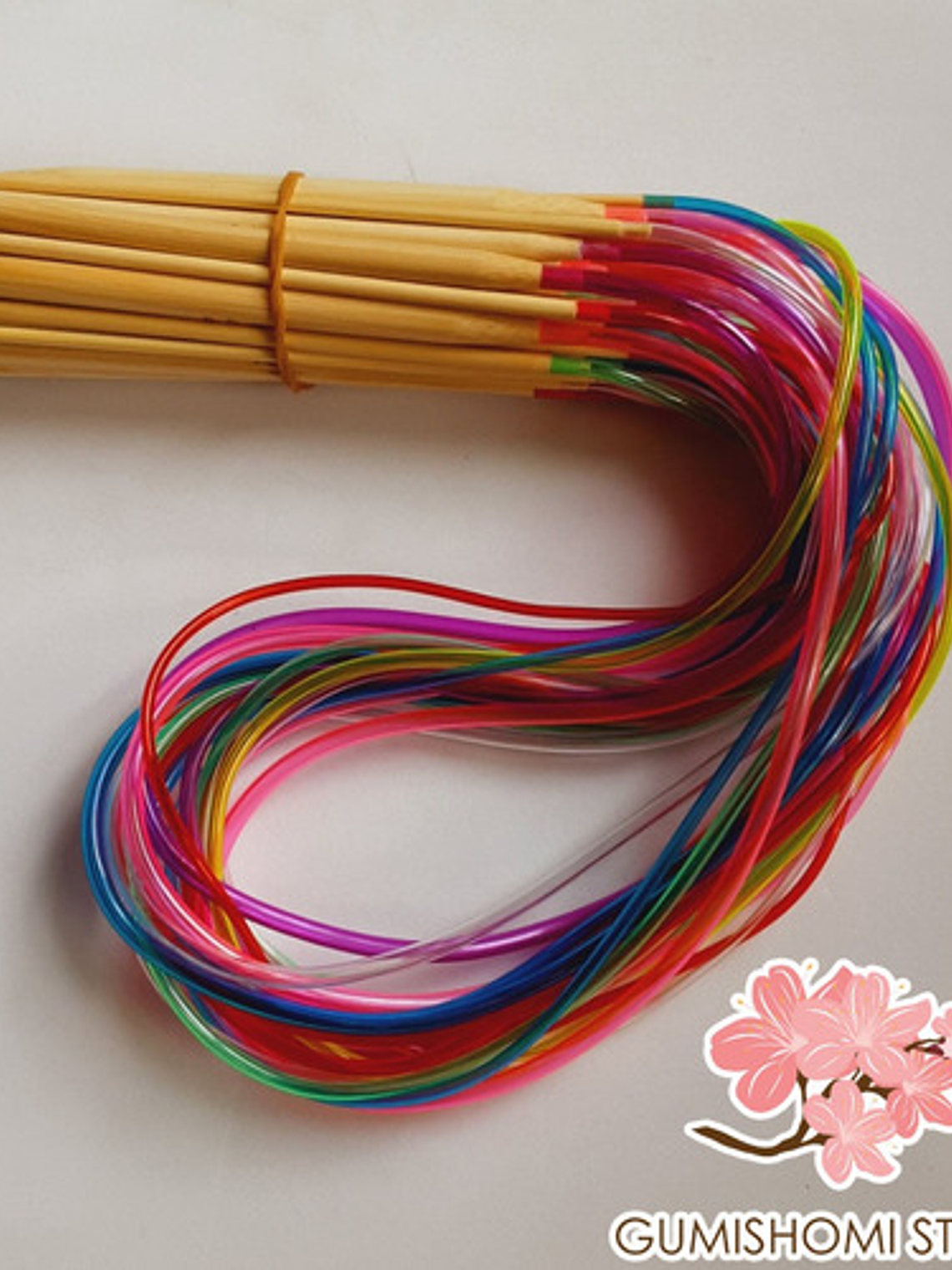 Set De Palillos Circulares De Bambu 2