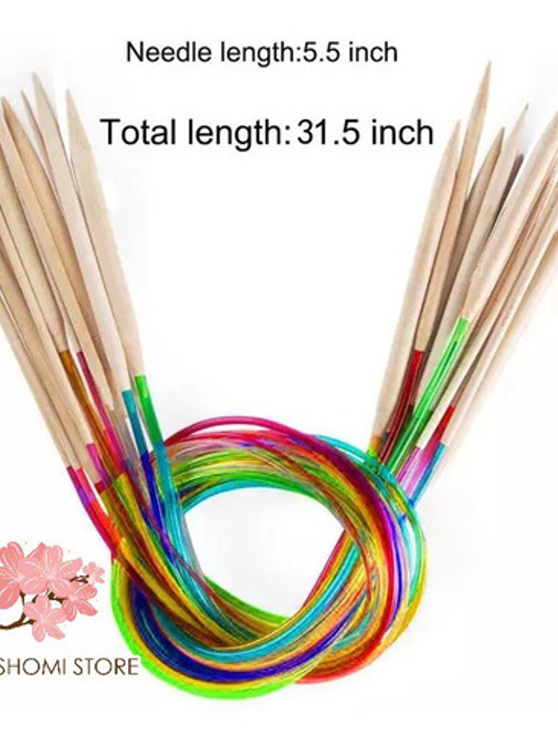 Set De Palillos Circulares De Bambu 4