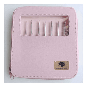 Estuche Organizador Más Crochet Y Corta Hilachas