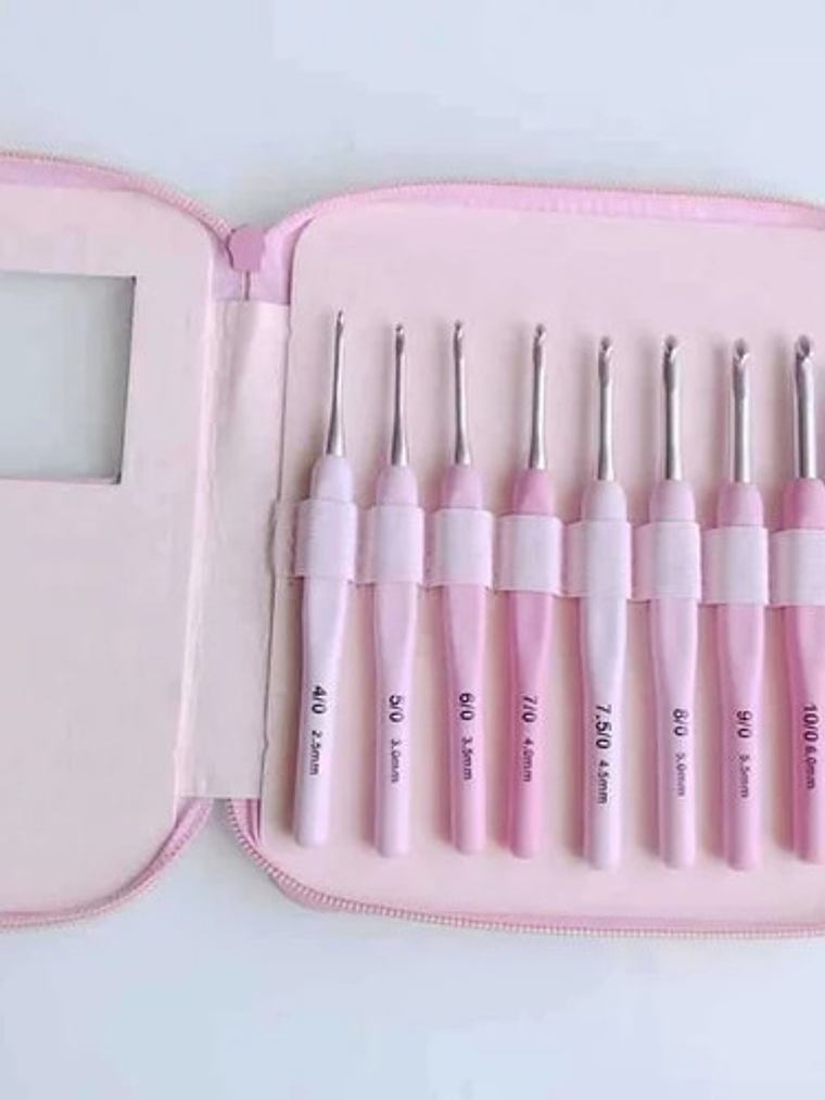 Estuche Organizador Más Crochet Y Corta Hilachas 4