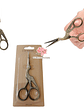 Set De Palillos Circulares + Tijera Vintage - thumbnail 3