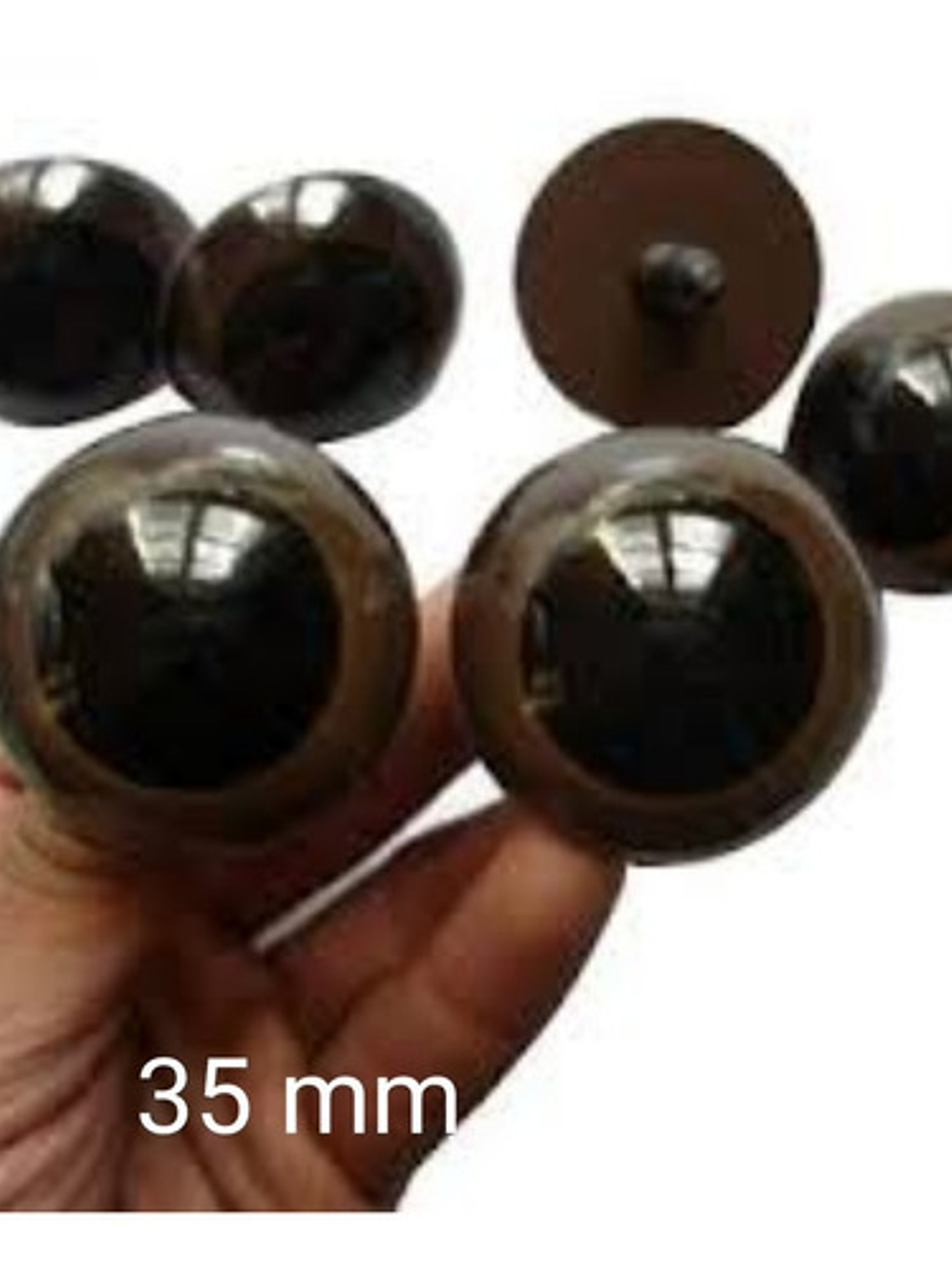 Ojos De Seguridad Café De 35 Mm 1