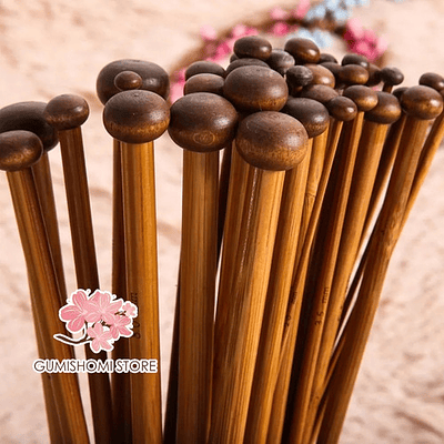 Set De Palillos De Bambú