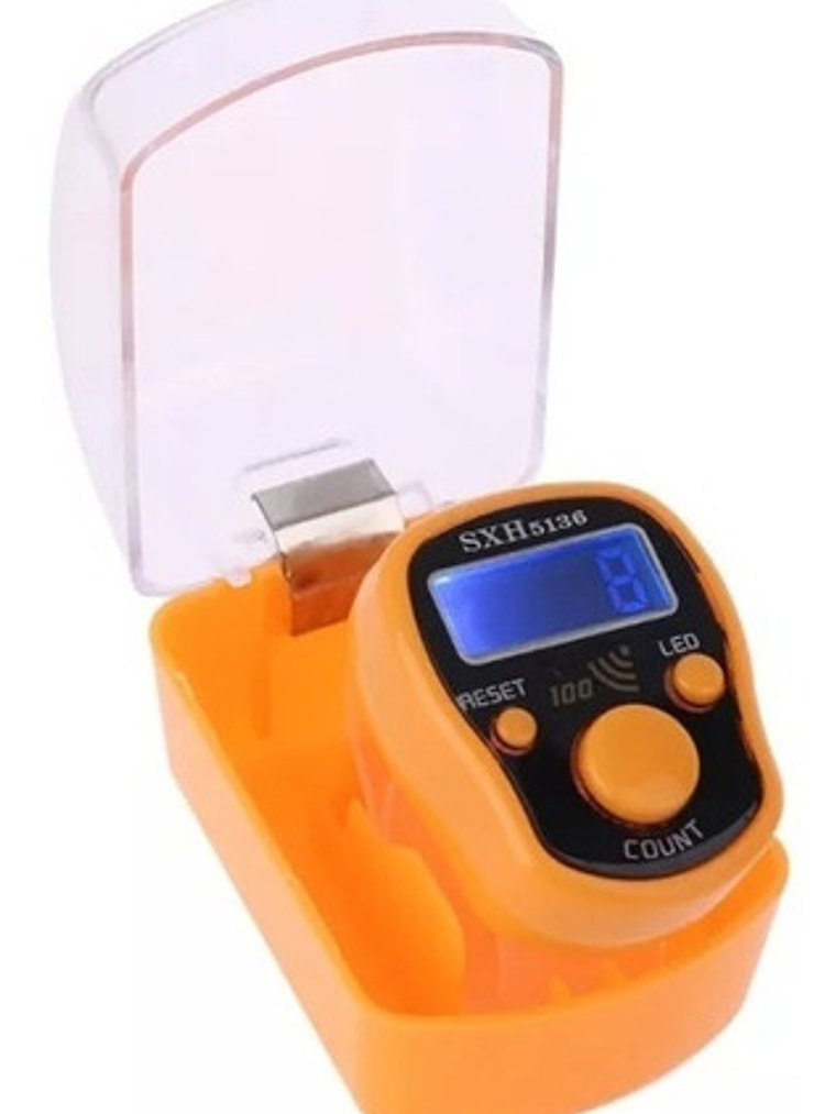 Contador De Puntos Amigurumi Con Caja Y Luz Led 6