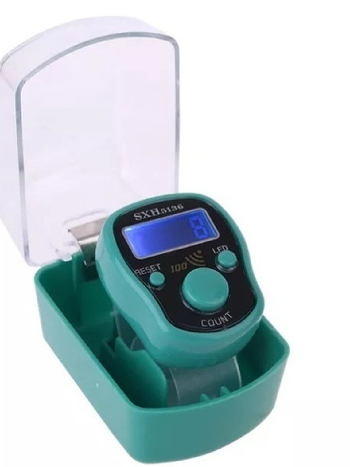 Contador De Puntos Amigurumi Con Caja Y Luz Led 7