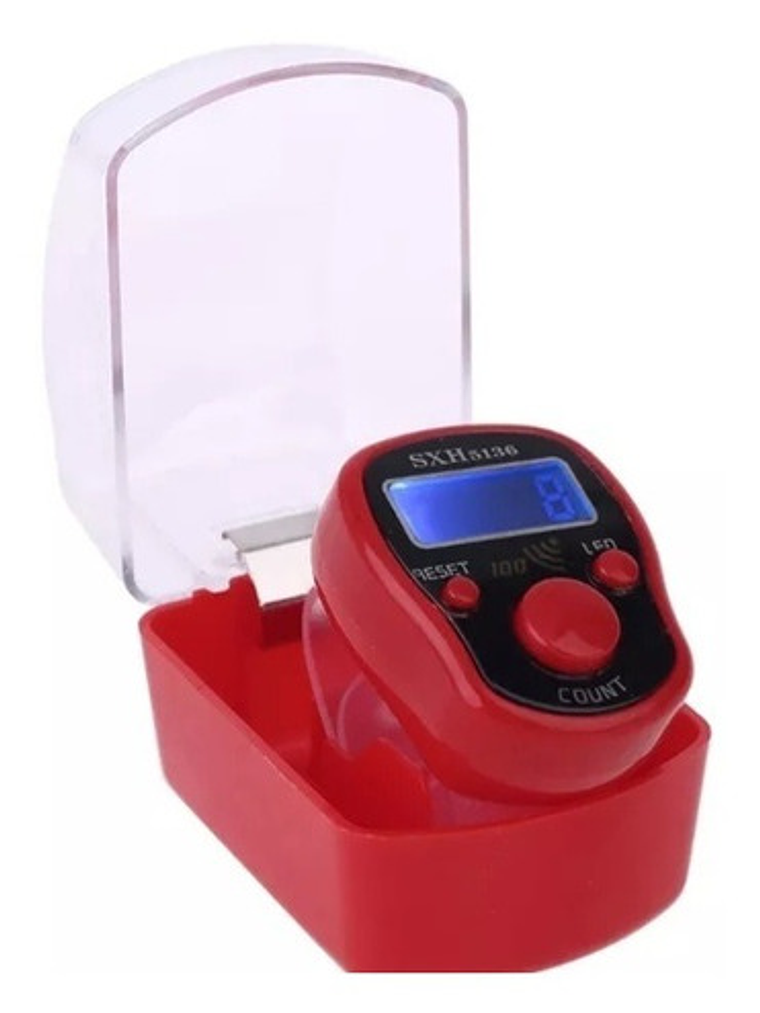 Contador De Puntos Amigurumi Con Caja Y Luz Led 8