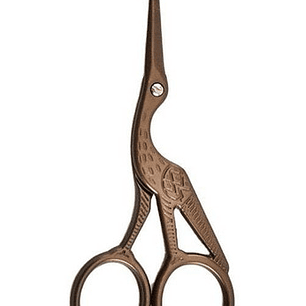 Tijera Vintage Cigueña Cobre