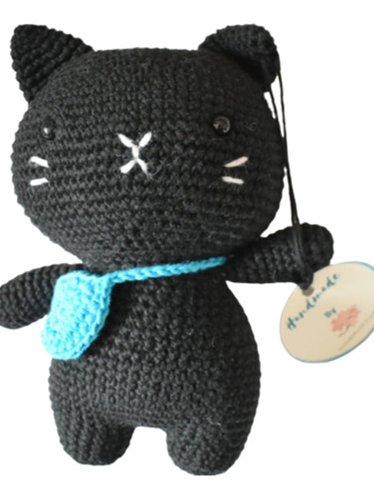 Amigurumi Gumishomi - Tejido A Mano Hecho Con Amor Black Cat 1