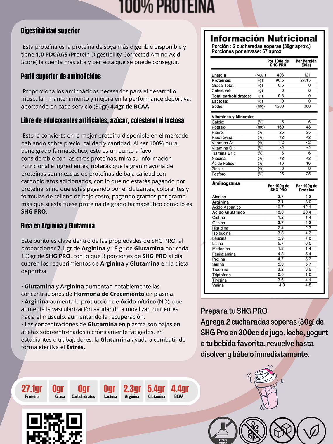 SHG PRO 800gr + CarboMax 800gr (proteína + Carbohidratos) 3