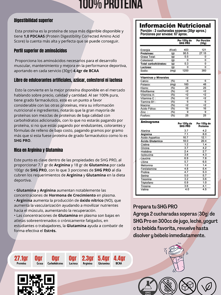 SHG PRO 800gr + CarboMax 800gr (proteína + Carbohidratos) 3