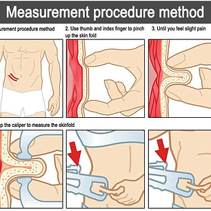 Caliper Adipometro Profesional - Medidor Grasa Corporal