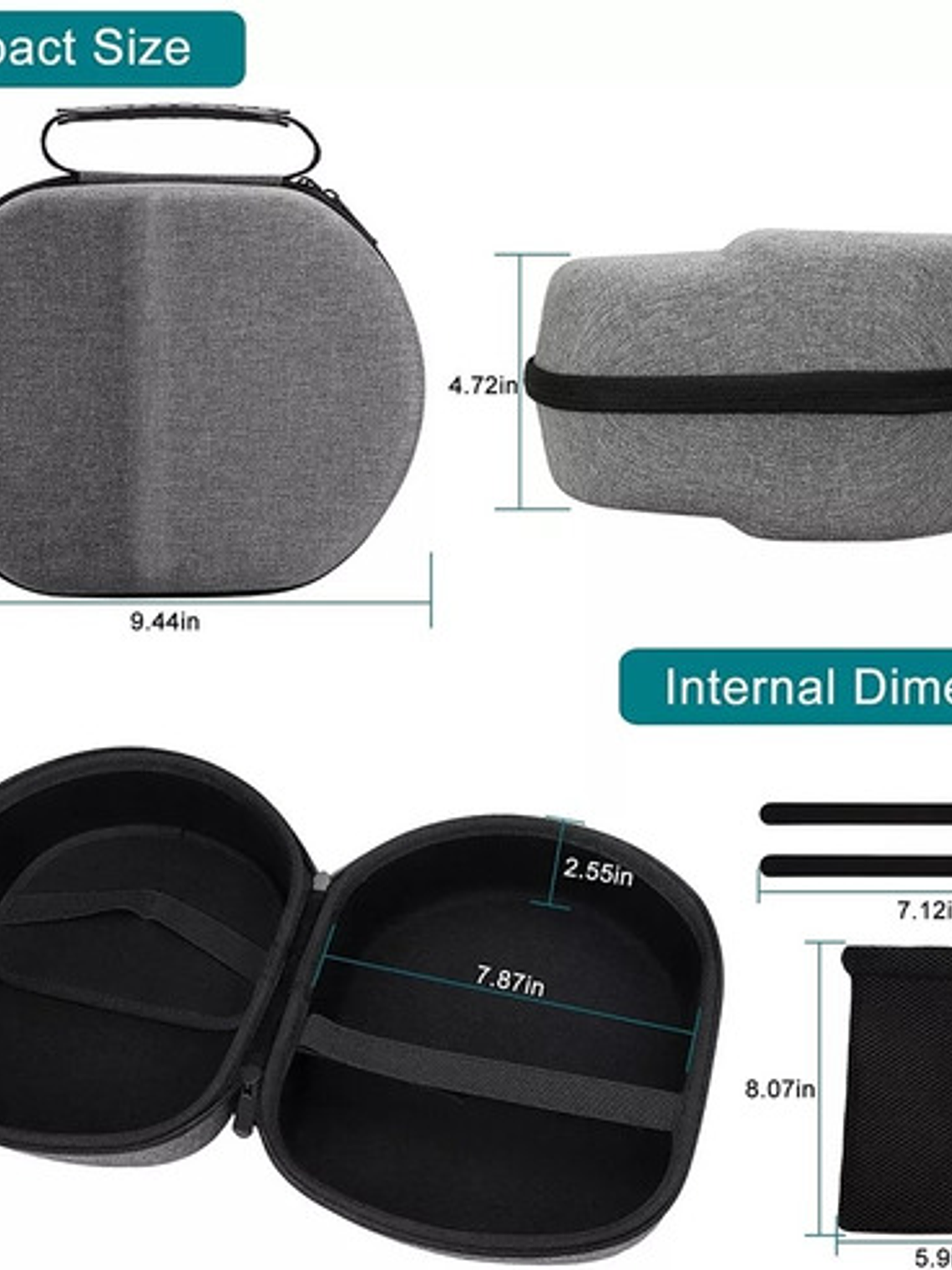 Estuche Para Cascos Vr Oculus Quest 2 (gris) 4