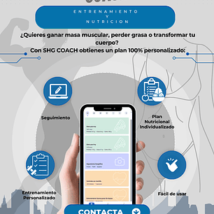 Asesoría Deportiva y Nutricional SHG COACH