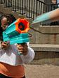 Lanzador Nerf Roblox Sharkbite Web Launcher Con 2 Cohetes Color Agua - Miniatura 6