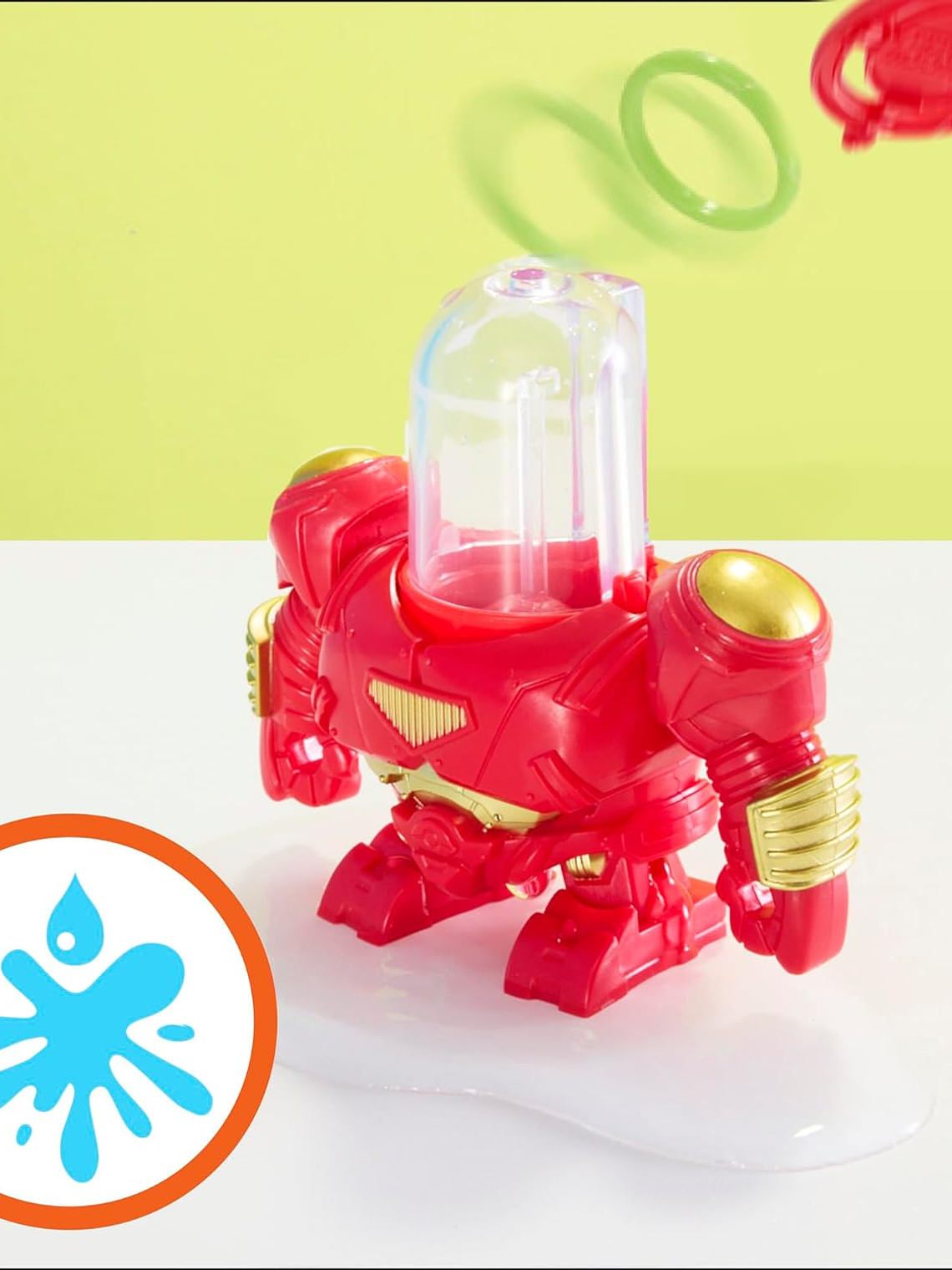 Set de Batalla Hydro Pods Marvel Hulkbuster Aqua Armor de 10 cm (IronMan) 5