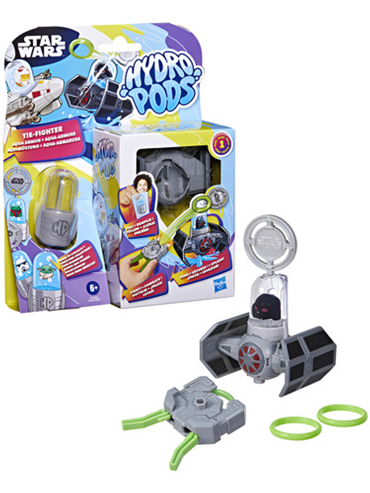 Figura De Batalla Star Wars Hydro Pods Tie-fighter Hasbro 1